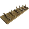 Vidaxl Coat Rack 60x15 cm de madera reciclada mixta
