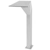 Vidaxl Fuente de piscina 50x30x90 cm de acero inoxidable de color plateado