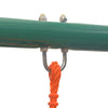 Vidaxl Swings Set con diapositivas y 3 asientos naranja