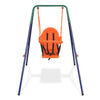 Vidaxl Toddler Swing set con cablaggio di sicurezza arancione