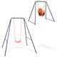 Vidaxl Swing per Toddlers 2 in 1 arancione