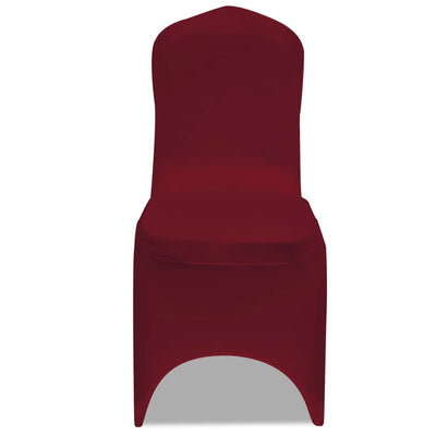Las cubiertas de asiento de Vidaxl estiran Burdeos Red 100 STS
