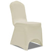 Vidaxl stoelhoezen stretch crème 100 st
