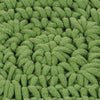 Vidaxl plaid kussen basketweave met kussen groen 50 x 50 cm katoen