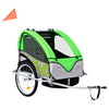 Vidaxl Bicycle Trailer e Pram 2 in 1 verde e grigio