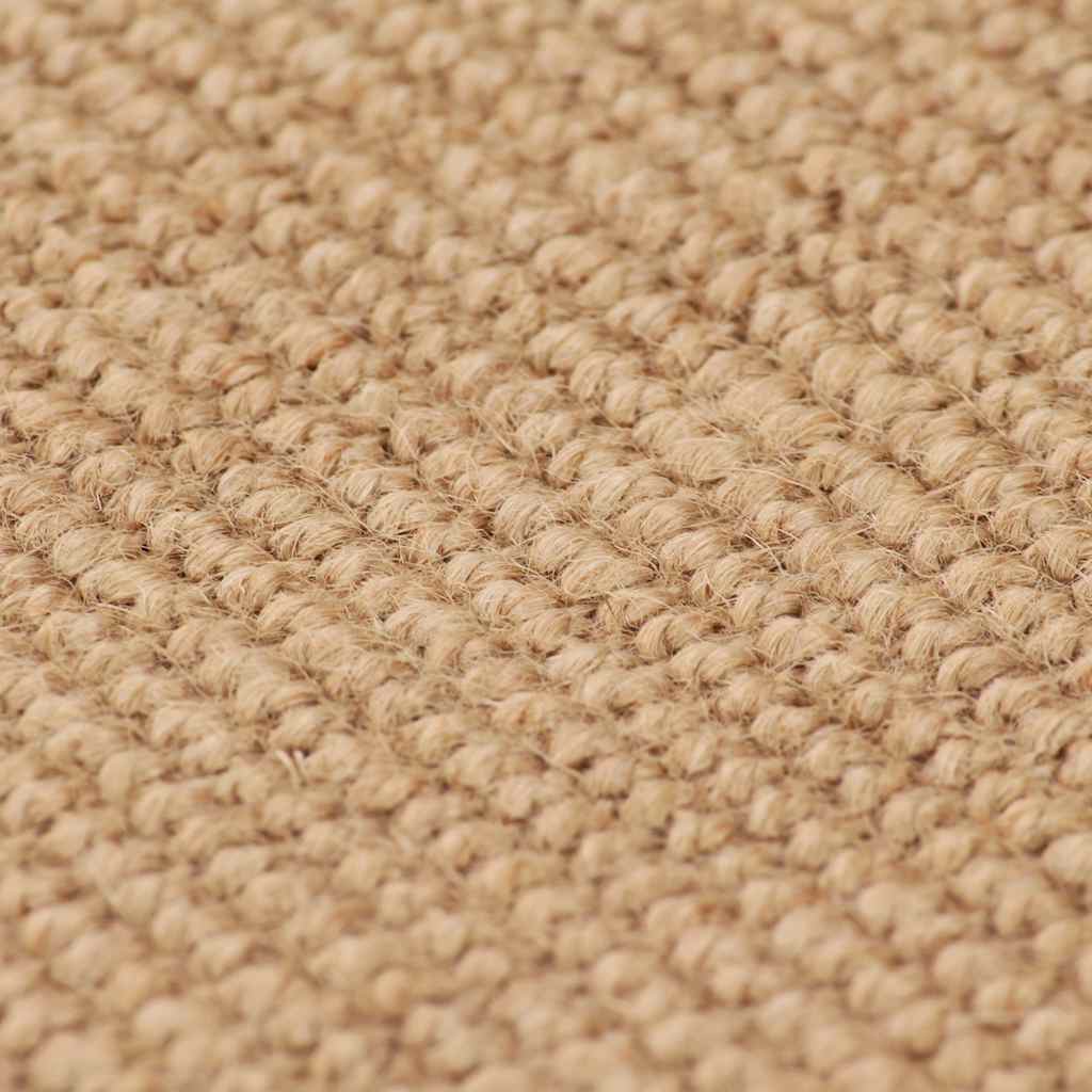Alfombra Vidaxl con ye de látex 80x160 cm Jute, por supuesto