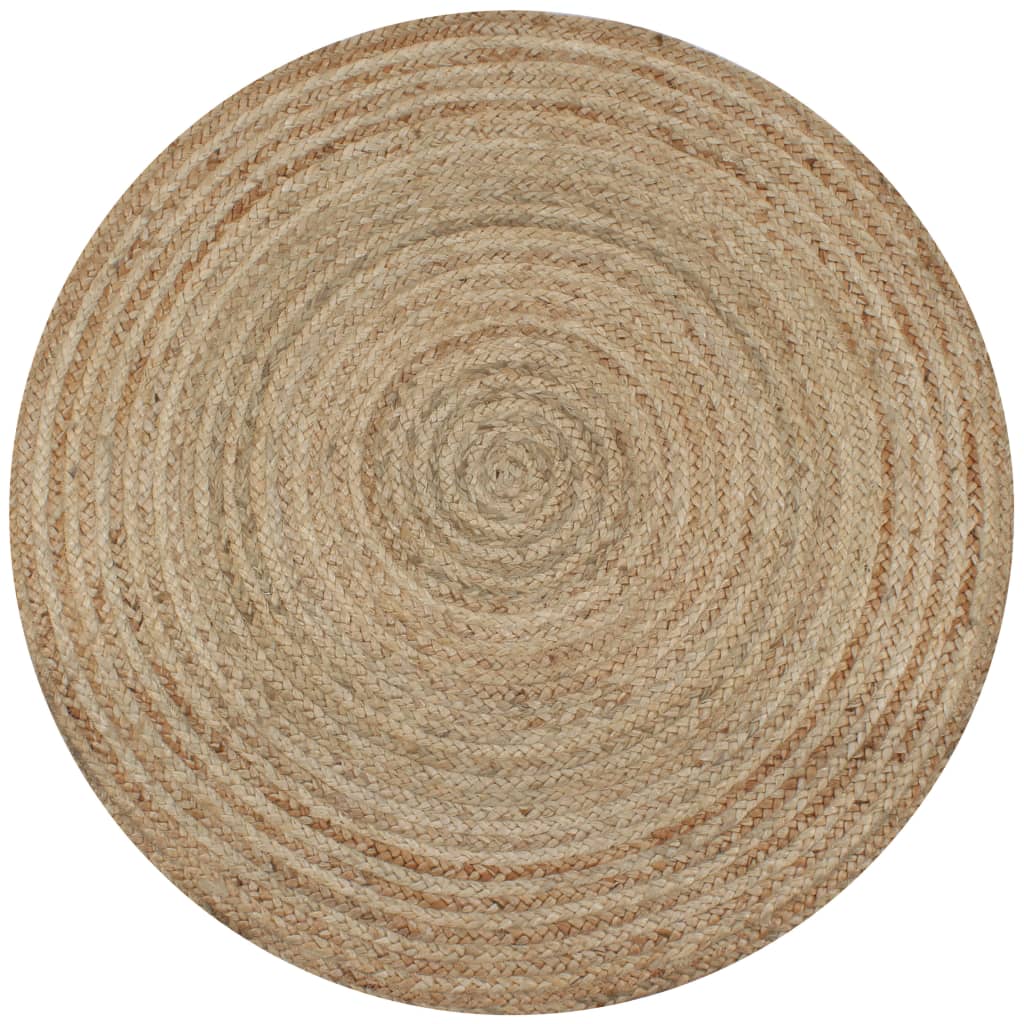 Alfombra Vidaxl alrededor de 90 cm de yute trenzado