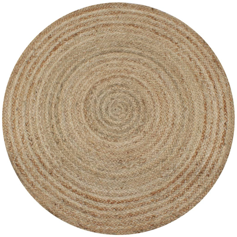 Alfombra Vidaxl alrededor de 120 cm de yute trenzado