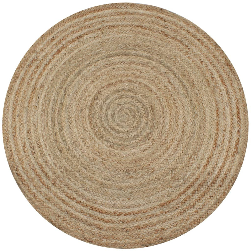 Alfombra Vidaxl alrededor de 150 cm de yute trenzado