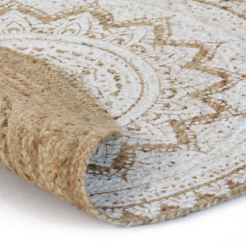 Tappeto Vidaxl con stampa di circa 150 cm intrecciata