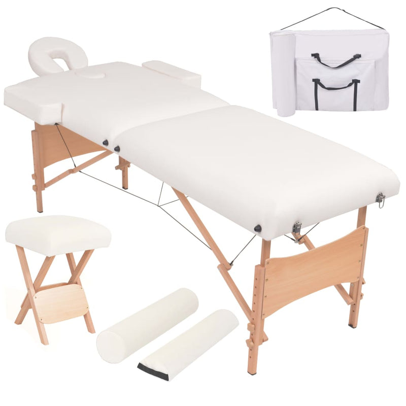 Compresse di massaggi Vidaxl Cranset pieghevoli 2 zone di spessore 10 cm