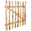 VidaXL Poort enkel 100x90 cm hazelaarhout