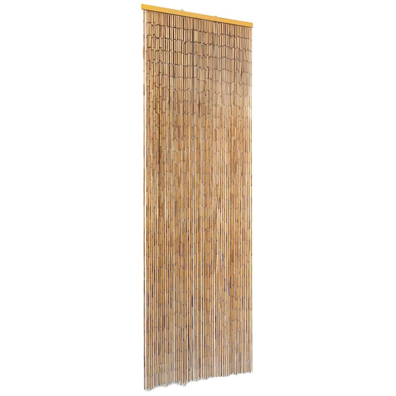 Cortina de mosca Vidaxl 56x185 cm de bambú