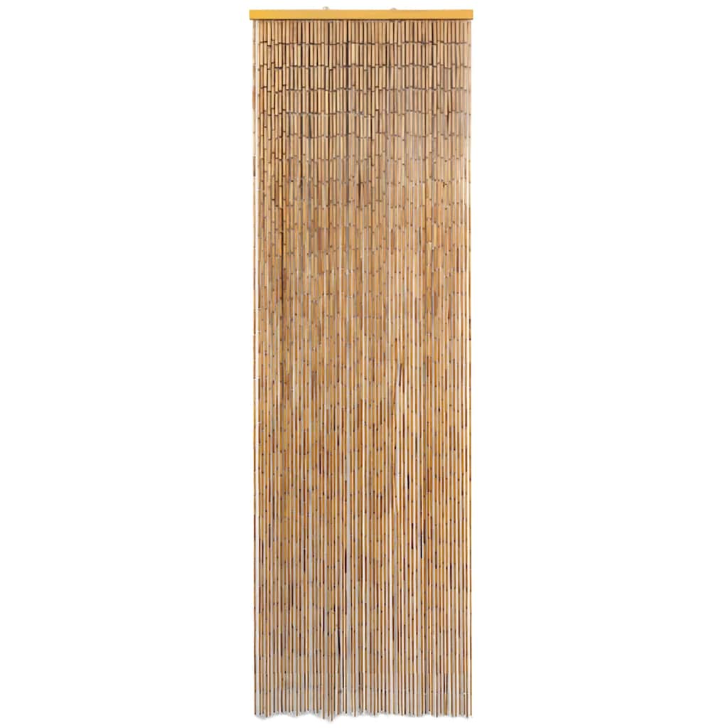 Cortina de mosca Vidaxl 56x185 cm de bambú
