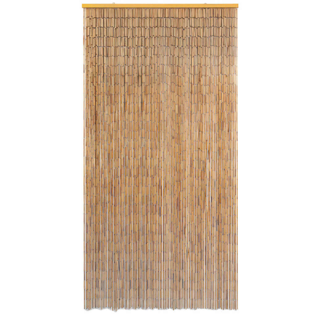 Cortina de mosca Vidaxl 100x200 cm de bambú