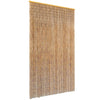 Cortina de mosca Vidaxl 120x220 cm de bambú