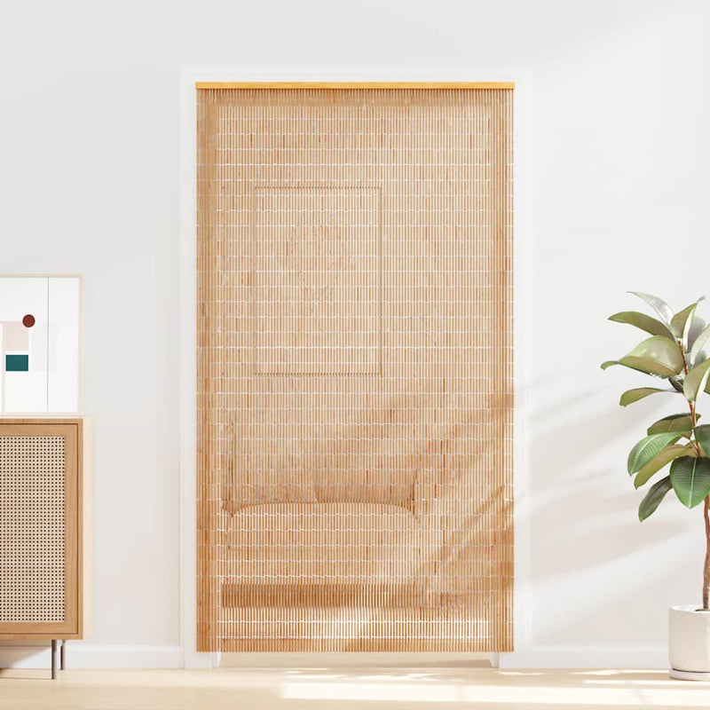 Cortina de mosca Vidaxl 120x220 cm de bambú