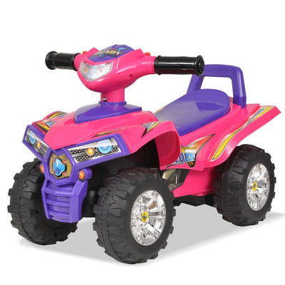 Vidaxl Loopquad con luz y sonido rosa y púrpura