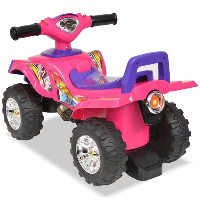 Vidaxl Loopquad con luz y sonido rosa y púrpura