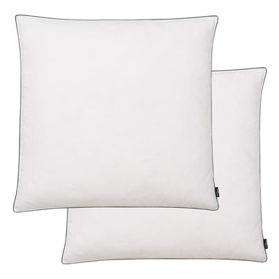 Vidaxl Cushions 2 St Light 80x80 cm Down Fever White