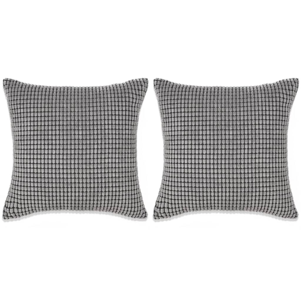 Set di cuscino decorativo Vidaxl 45x45 cm in velluto a 2 pezzi