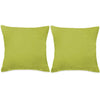 Juego de cojín decorativo Vidaxl 60x60 cm Velor verde 2 piezas