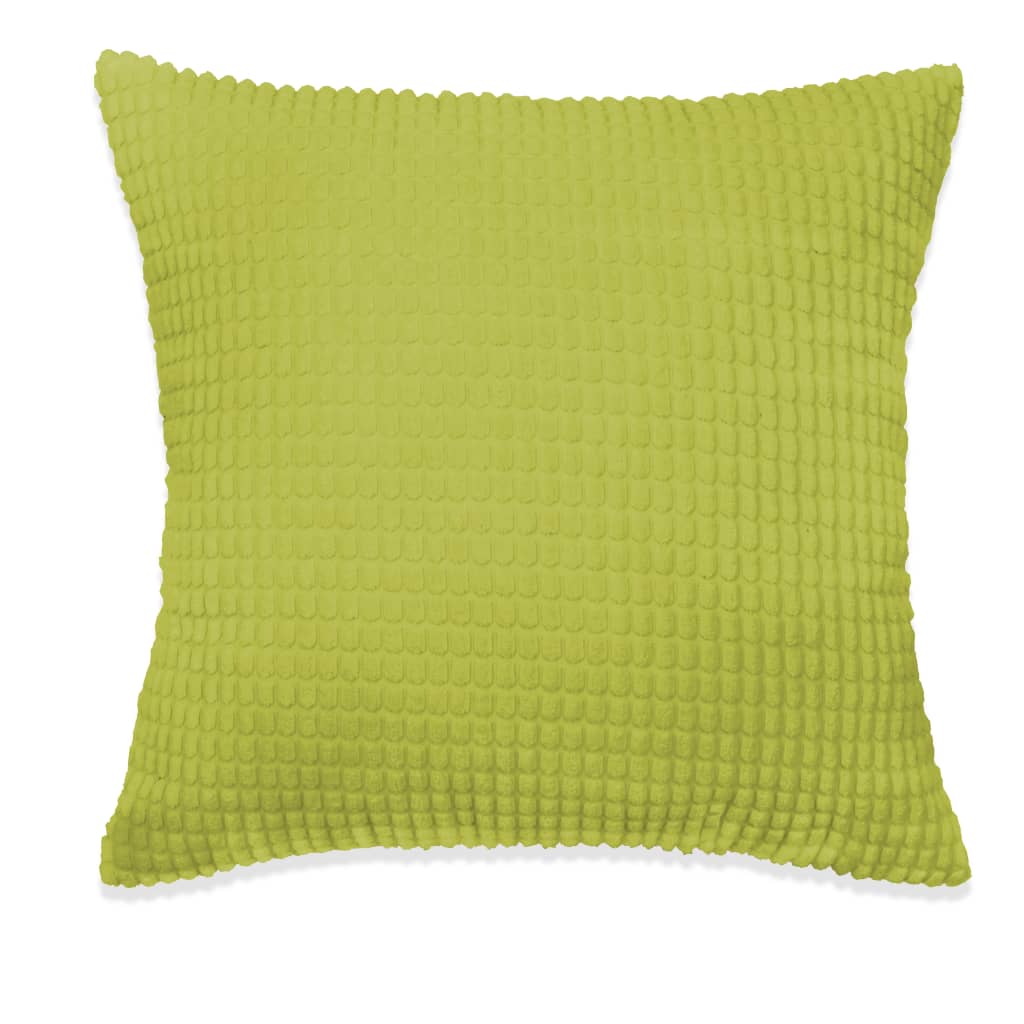Juego de cojín decorativo Vidaxl 60x60 cm Velor verde 2 piezas
