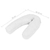 Vidaxl Cojón de embarazo J en forma de J (36-43) CM White