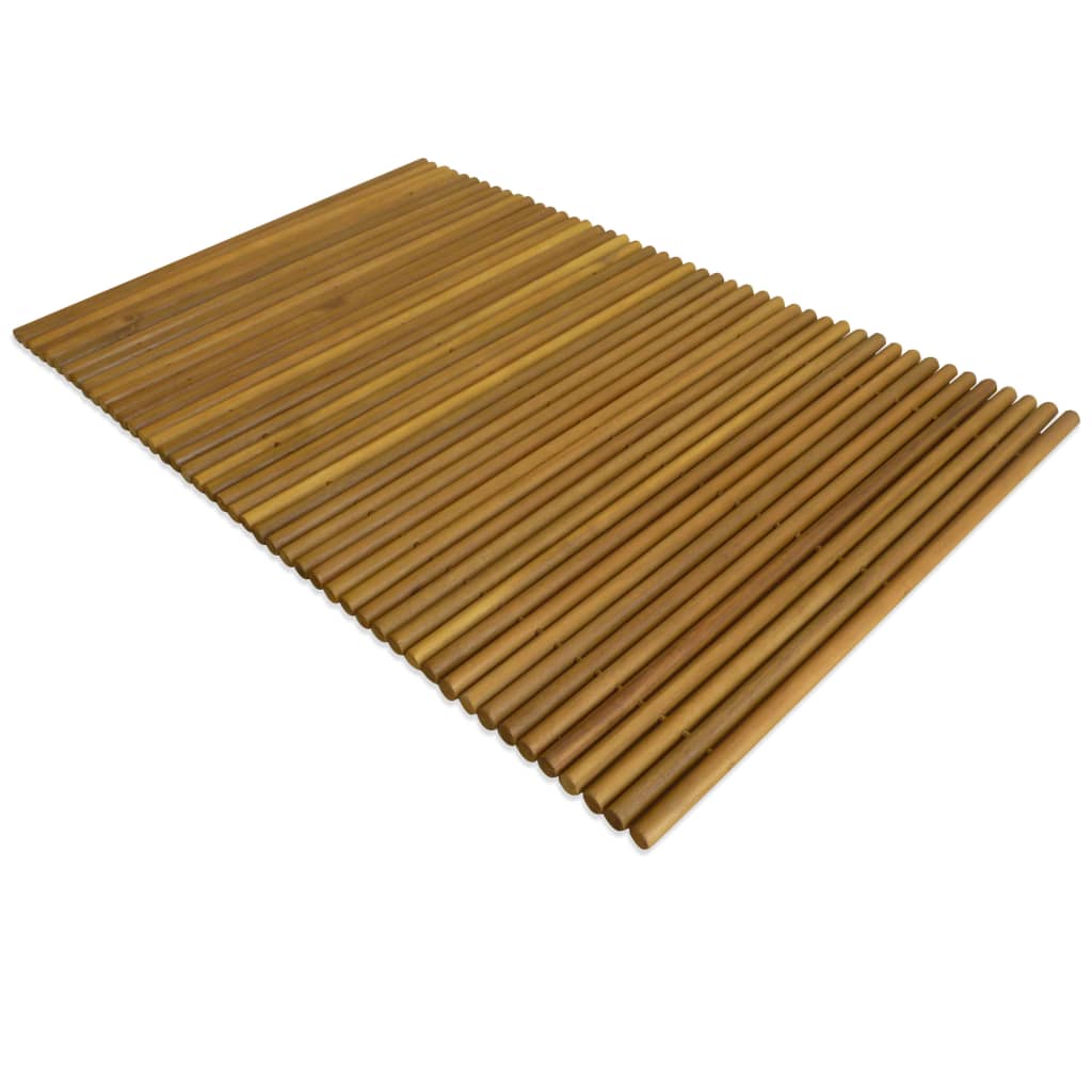 Vidaxl Bathmat 80x50 cm acacia madera