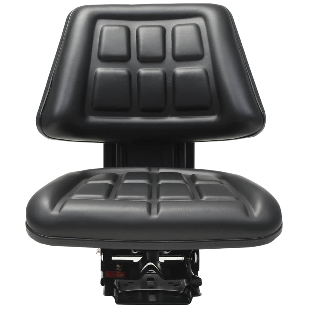 Sedia da trattore Vidaxl con sospensione nera