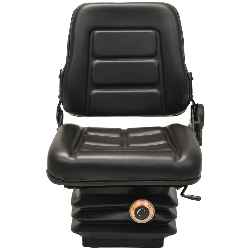 Sedia da trattore del carrello elevatore Vidaxl con sospensione e schienale regolabile