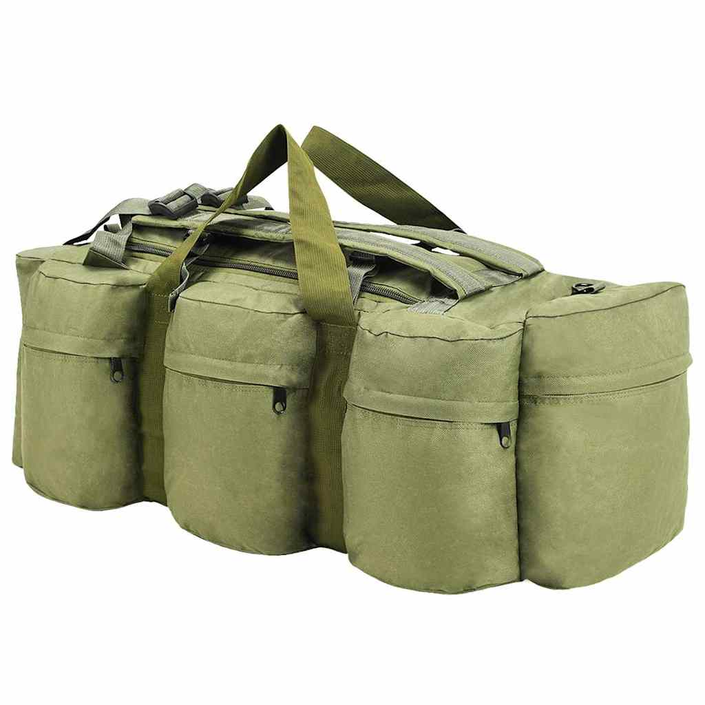 Vidaxl plunjezak 3-in-1 legerstijl 45 l olijfgroen