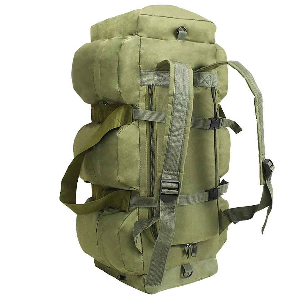 Vidaxl plunjezak 3-in-1 legerstijl 45 l olijfgroen