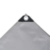 VIDAXL Dispositivo Sail 650 G m² 4x4 m grigio