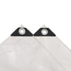 Vidaxl dekzeil 650 g m² 4x6 m wit