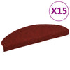 Vidaxl tappetini scale autoadesivo 65x21x4 cm ago rosso 15 m
