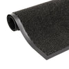 Vidaxl droogloopmat tufting rectangular 60x90 cm negro