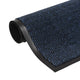 Vidaxl droogloopmat rectangular mechón 60x90 cm azul