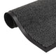 Vidaxl droogloopmat rectangular mechón 80x120 cm antracita