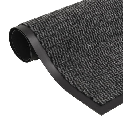 Vidaxl droogloopmat rectangular tufted 90x150 cm antracita