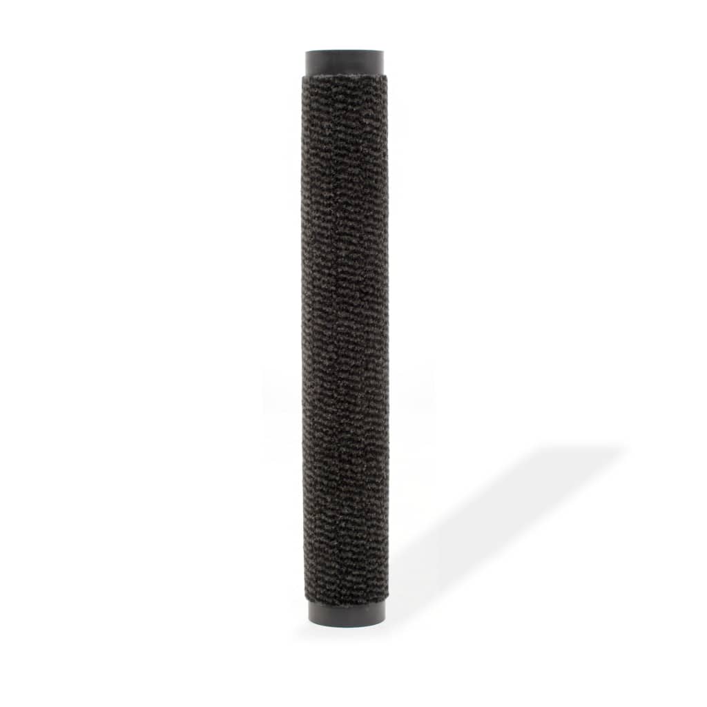 Vidaxl droogloopmat rectangular tufted 90x150 cm negro