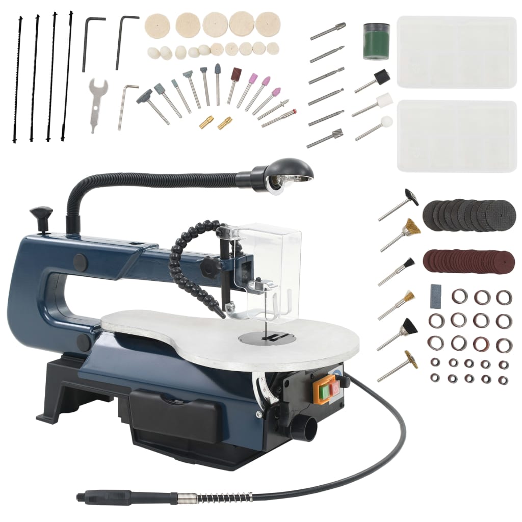 Vidaxl Miggull Saw set 125 W 252 mm 108 pezzi