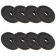Vidaxl Halter Discs 8 ST 8x2,5 kg Cast in ghisa