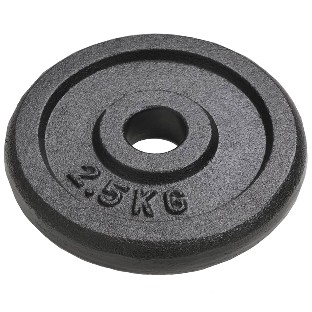 Vidaxl Halter Discs 8 ST 8x2,5 kg Cast in ghisa