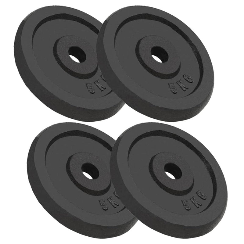 Vidaxl Halter Dischi 4 pezzi 4x5 kg in ghisa