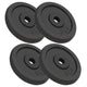 Vidaxl Halter Dischi 4 pezzi 4x5 kg in ghisa