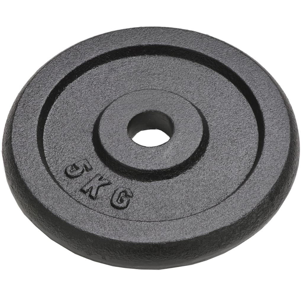 Vidaxl Halter Dischi 4 pezzi 4x5 kg in ghisa