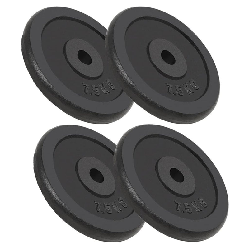 Vidaxl Halter Discs 4 St 4x7,5 kg ghisa