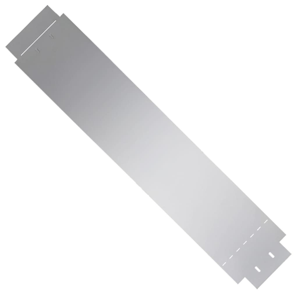 Vidaxl Grassboard 10 PCS 100x20 cm de acero galvanizado