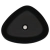 Vidaxl Washbasin Triangular 50.5x41x12 cm ceramico nero